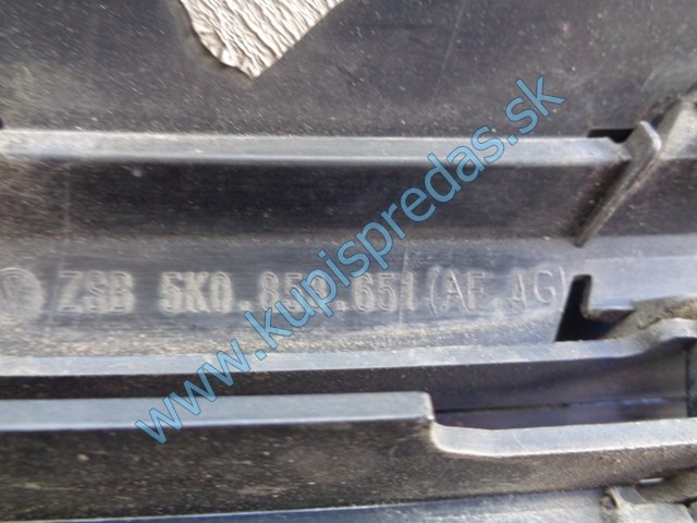 predná maska na vw volkswagen golf 6 HB, 5K0853651AF